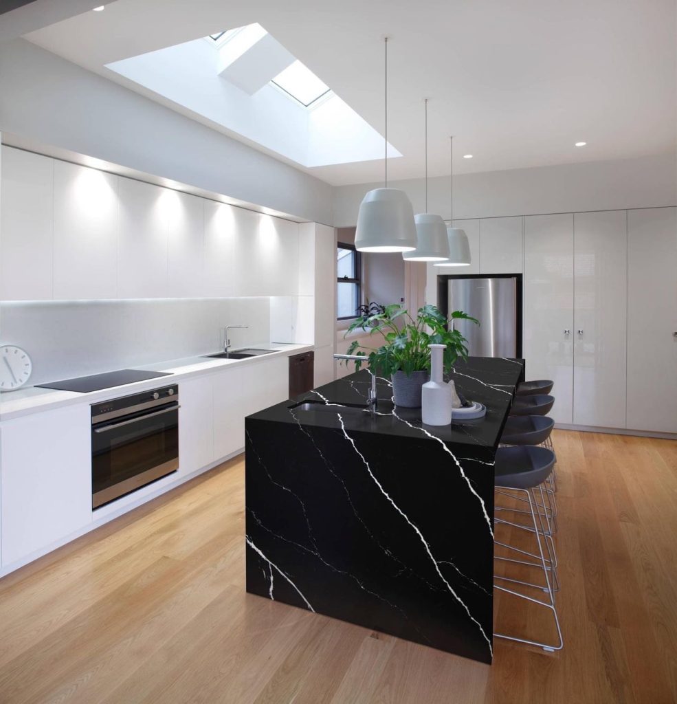Black Marquina Kitchen